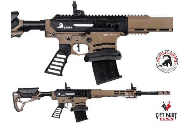CAPRA ARMS KA-12 PRO TAN (FDE) ŞARJÖRLÜ YARI OTOMATİK AV TÜFEĞİ